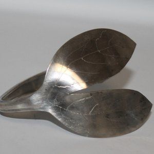 Vintage Collectible Steampunk Silver Spoon Cuff Bracelet
